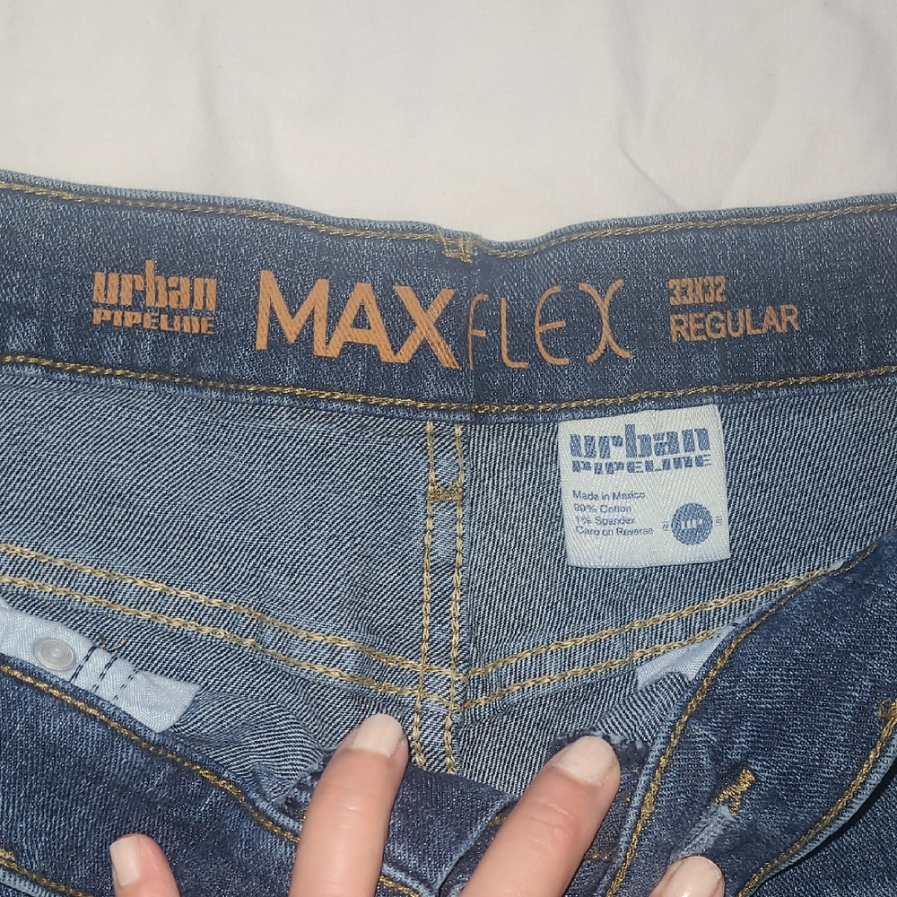 Mens Urban Pipeline Max Flex Denim Jeans
